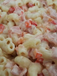 Una foto de Coditos en crema de manchego