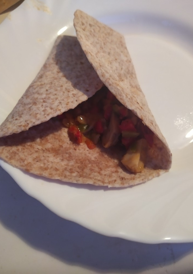 Una foto de Fajitas veganas 💚