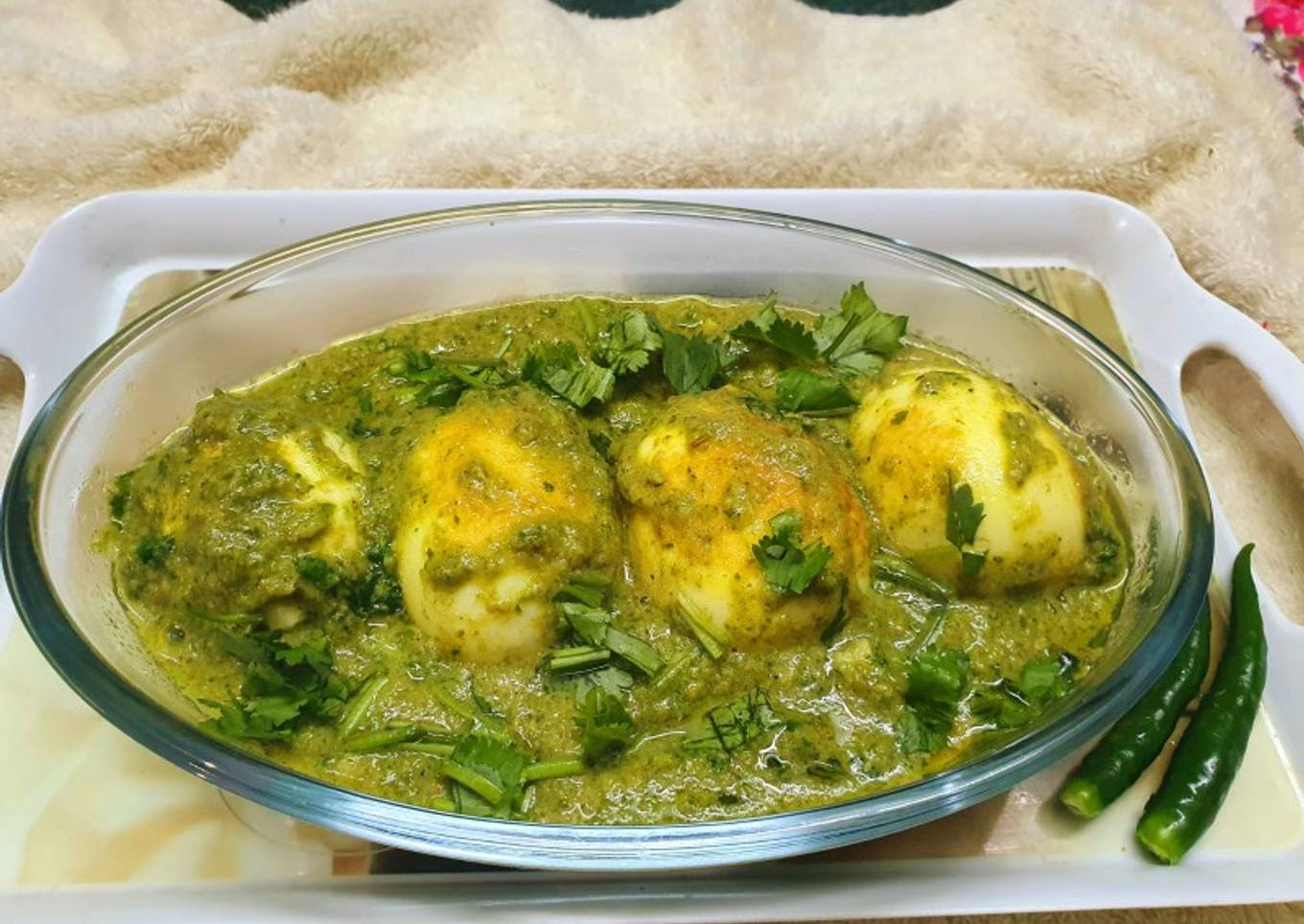 Hyderabadi Egg Malai Korma