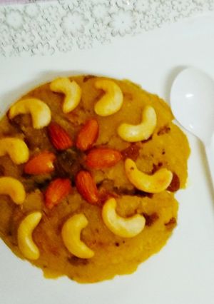A picture of Moong Dal Halwa.