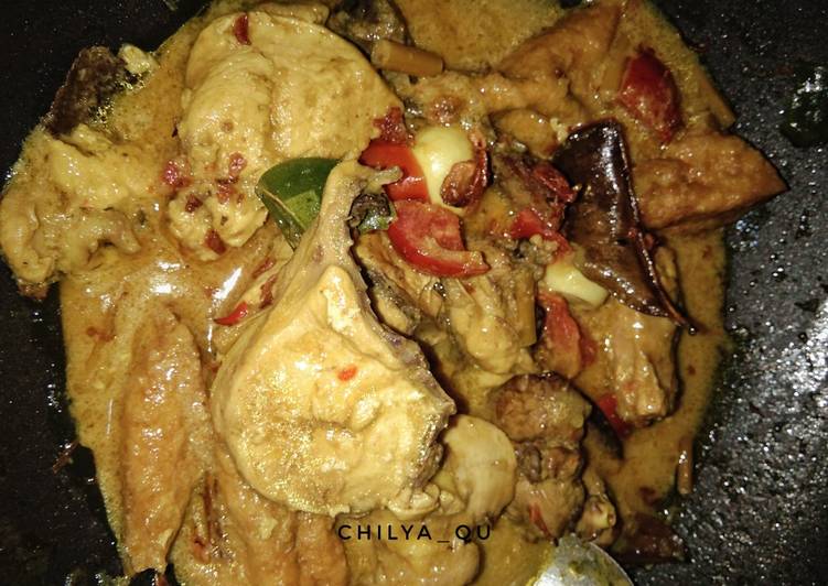 DICOBA@ Resep Ayam kuah kuning masakan harian