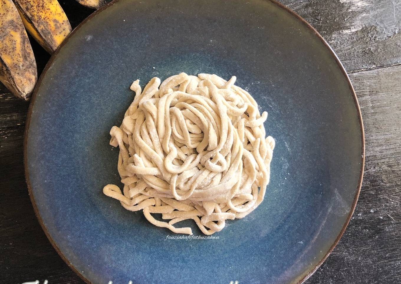 143. Homemade Banana Noodles ������ (Mie Pisang)