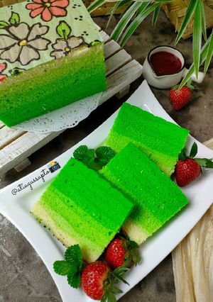 Foto resep Cake Lukis Ombre (618)