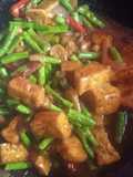 Tauhu kacang panjang pedas manis
