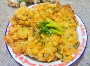 Foto resep Bakwan Jagung Daun Bawang Telur