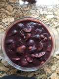 Compota de higos y pasas sultanas