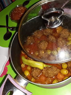 صورة لوصفة طاجين الكفتة على طريقتي