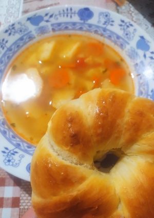 Una foto de Bollo rosquilla (Perec kalács)