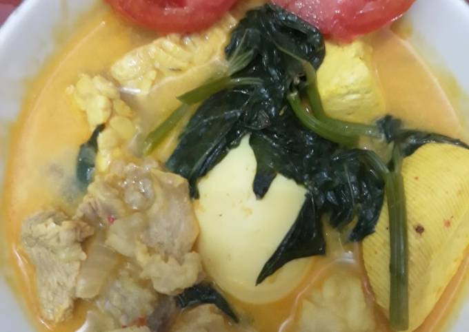 Resep #sayur kuning daun ubi T4# Anti Gagal