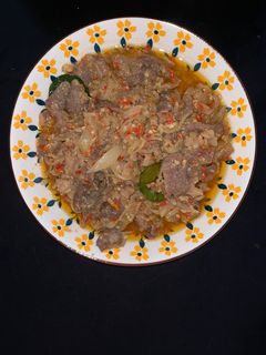 Foto resep Beef Slice Pedas Daun Jeruk