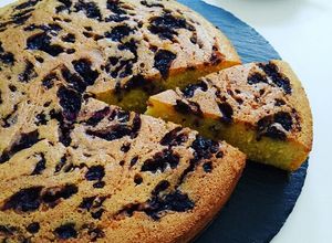 Foto resep Blackberries Cornmeal Cake