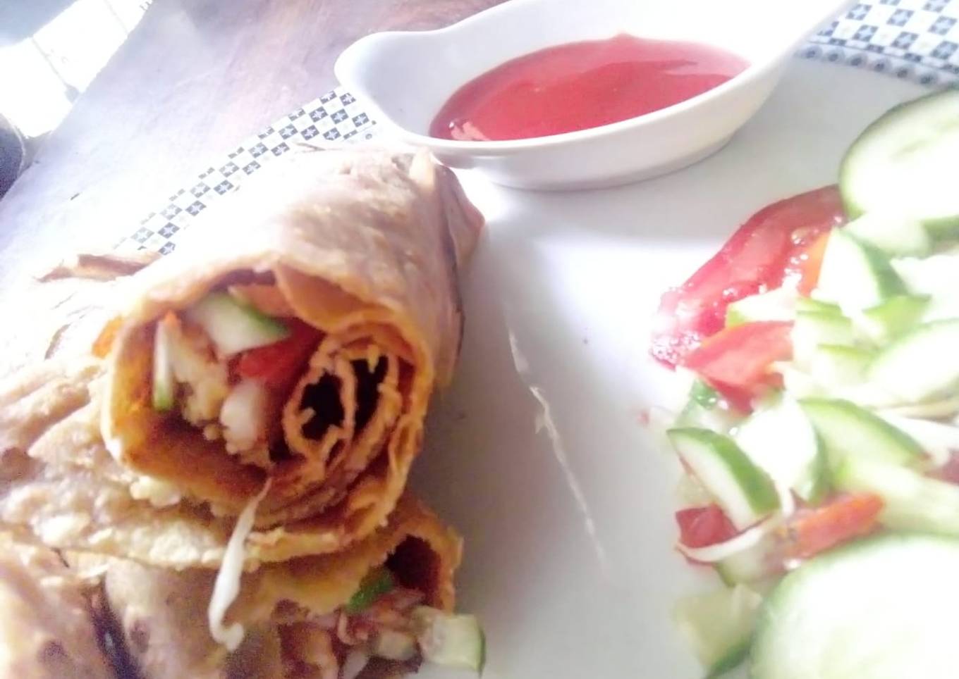 Shami paratha rolls