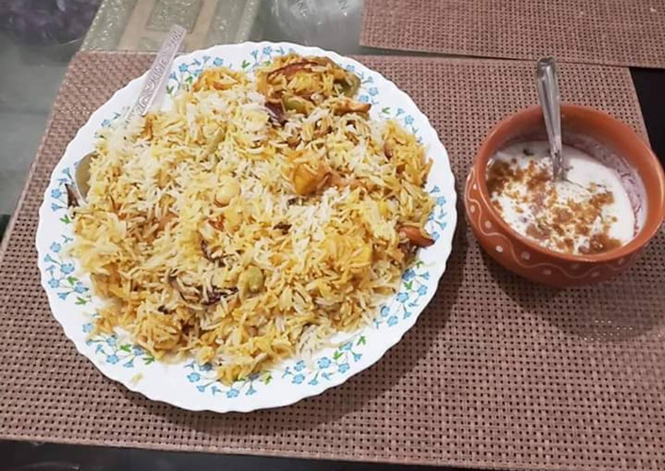 Paneer tikka biryani