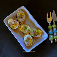 A picture of Masala Egg Bonda.