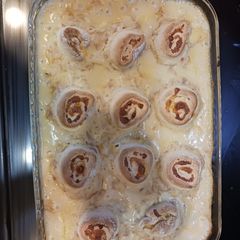 A picture of Tuna Bake Cheese Swirls.