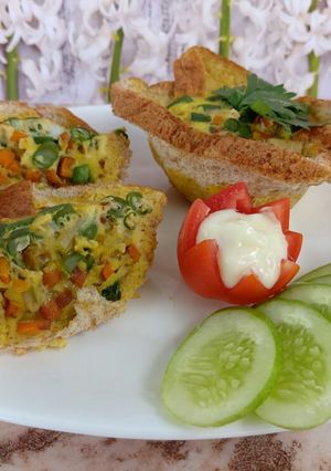 Foto resep [menu diet] bread bowl