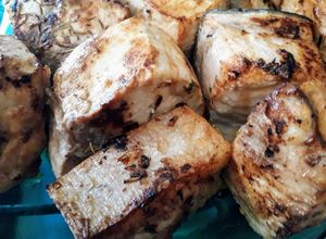 Foto de Filé de peixe grelhado