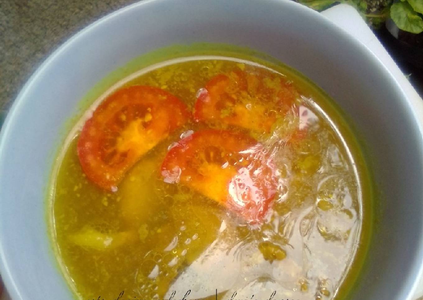 Soto daging sederhana
