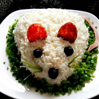 Салат Мышка На Новый Год Салат Мышка На Новый Год