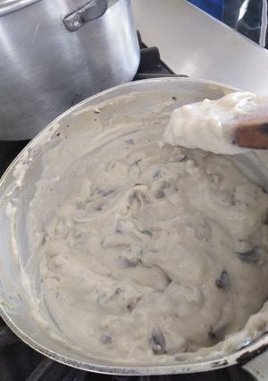 Una foto de Salsa de champiñones