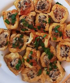 đậu nhồi thịt cà chua