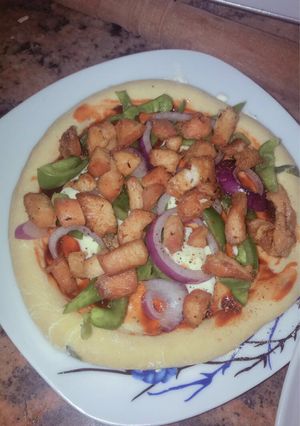 A picture of Easy Homemade pizza.