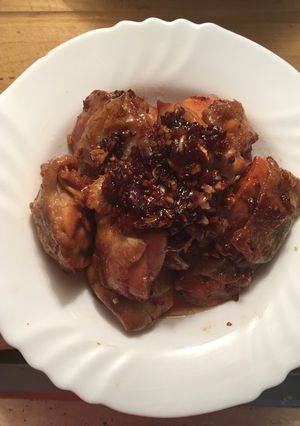 Hình của món Đùi gà chiên nước mắm.
