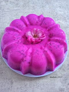 Foto resep Puding Buah Naga