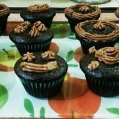 A picture of Chocolate cupcakes😍.