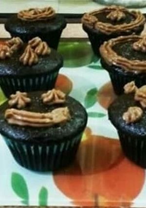 A picture of Chocolate cupcakes😍.