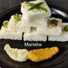 A picture of Bhagar Dhokla (Barnyard Millet).