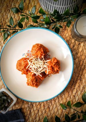 Una foto de Albóndigas en tomate ¡sin freír!