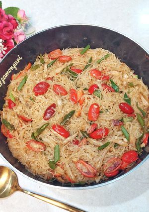 Foto resep Soun Goreng Kulit Melinjo