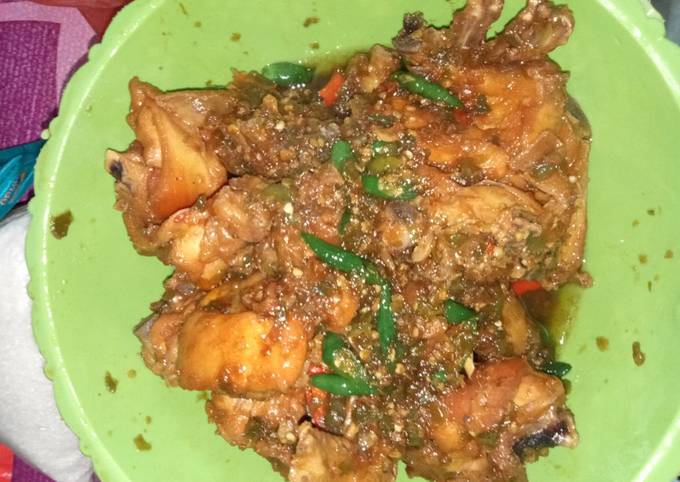 Ayam rica-rica kecap