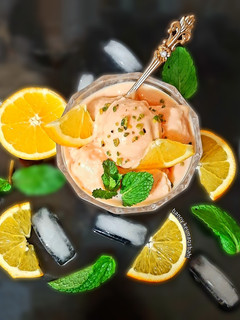 عکسی از دستور بستنی پرتقالی با ثعلب 🍨🍊