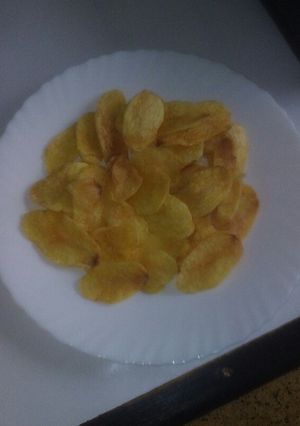A picture of Potato crisps #deepfriedsnack #snackchallenge.