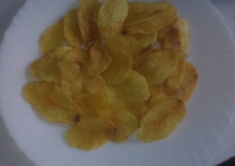 Step-by-Step Guide to Make Favorite Potato crisps #deepfriedsnack #snackchallenge