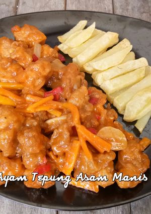 Foto resep Ayam Tepung Asam manis