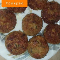 Chicken vegetable macroni kabab A picture of Chicken vegetable macroni kabab.