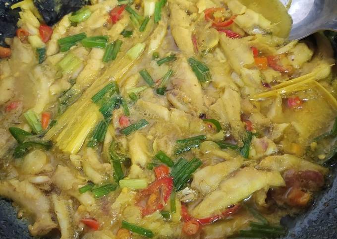 Resep Teri Basah Bumbu Kuning Anti Gagal