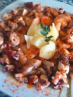 Una foto de Pulpo a la gallega