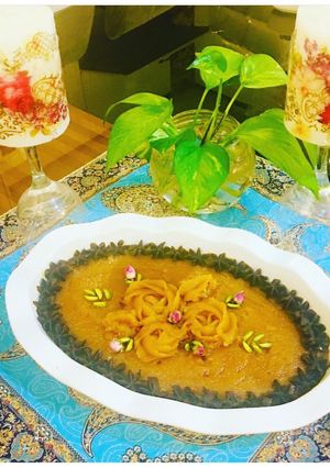 عکسی از دستور حلوا مجلسی (سه آرد)