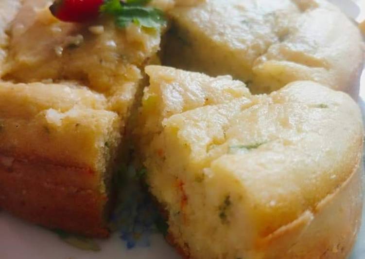 Recipe of Super Quick Homemade Green_chilli_cheese_cake