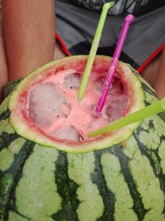 Una foto de Granizado de sandía para niños