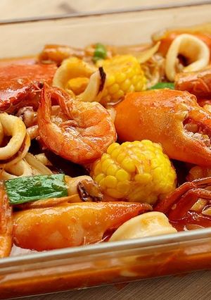 Foto resep Seafood Saus Padang Devina Hermawan