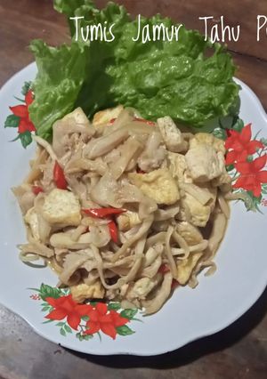 Foto resep Tumis Jamur Tahu Putih