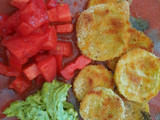 Milanesas de zapallito italiano 🥒 y berenjena 🍆