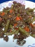 Guava beef with vegetables