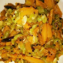 A picture of Pumpkin torai curry.