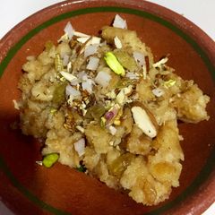 A picture of Bread halwa ❤️.